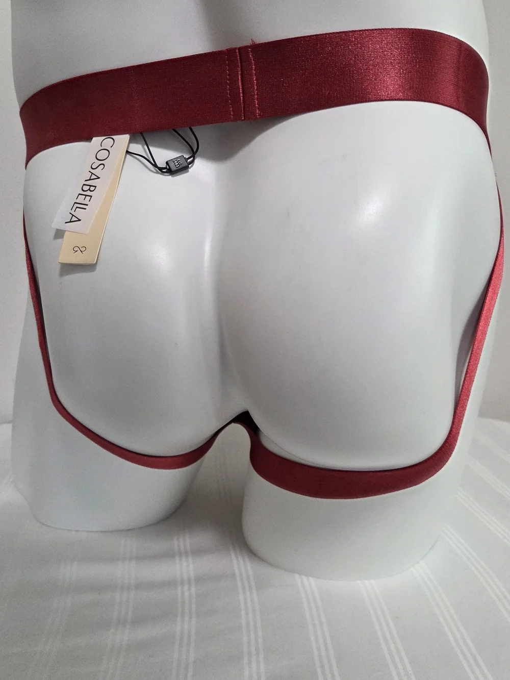 Cosabella Mystic Red Lace Men's Brief Jockstrap